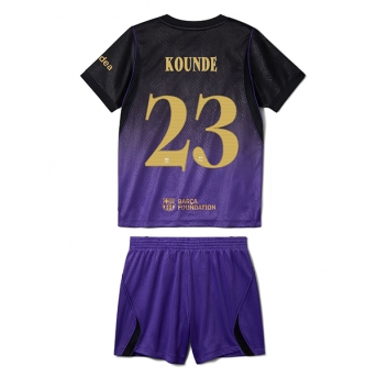 Barcelona Jules Kounde #23 Maglia Gara Trasferta Repliche 2026-27 Bambino Maniche Corte